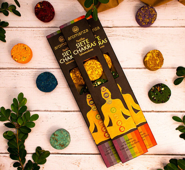 Sahumerio Pastilla 7 Chakras - Aromanza